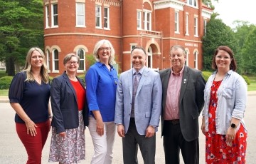 Group photo of the CLA Dean and A-Deans