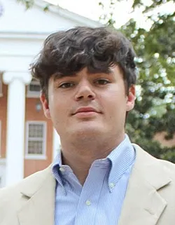 Portrait of Caleb Ball taken outdoors