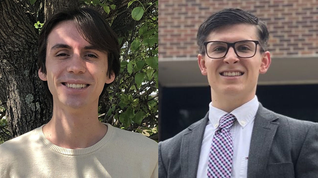 Headshots of Jax Dallas and William Meador