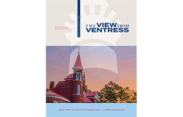 The View from Ventress newsletter cover with image of Ventress at sunset