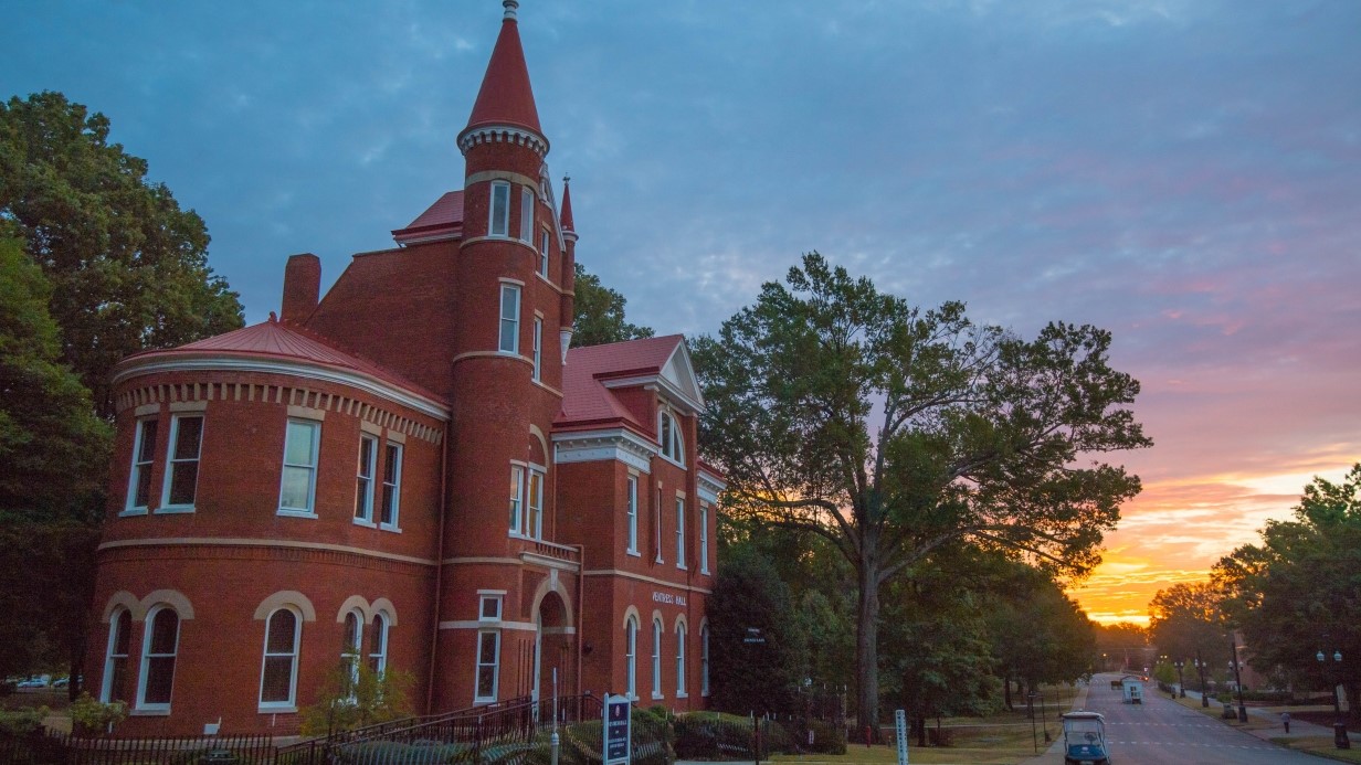 image of Ventress Hall in the morning light