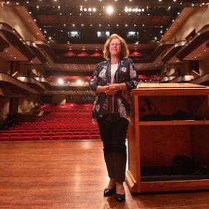 Julia Aubrey is now Director of the Gertrude C. Ford Center for the Performing Arts. Photo by Robert Jordan/UM Communications