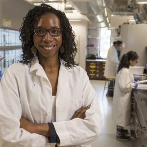 Davita Watkins is the university’s fifth chemistry professor – and first female chemistry professor – to win a National Science Foundation Career Award for her work. Photo by Thomas Graning/Ole Miss Communications