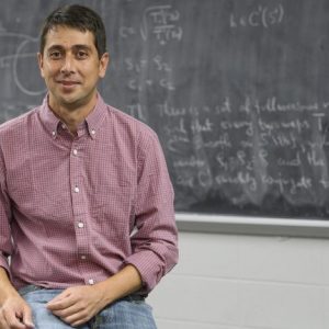 Saša Kocić, UM assistant professor of mathematics, is continuing his study of dynamic systems and mathematical physics, which promises to help scientists better understand such diverse phenomena as heart function and stock market fluctuations. Photo by Thomas Graining/Ole Miss Communications