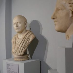 Several marble busts are among the more than 2,000 items in the Robinson Greek and Roman Antiquities Collection in the University Museum. Submitted photo
