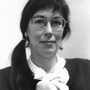Lucy Turnbull, in a faculty photo from the mid-1960s