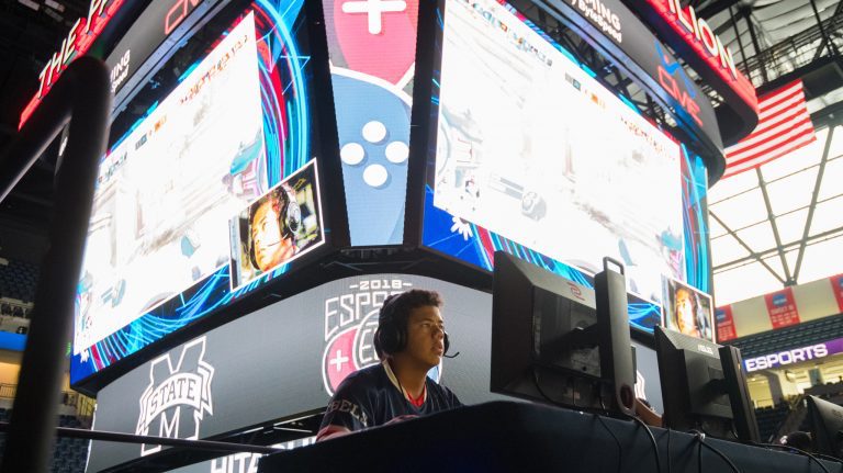 The Ole Miss Esports program boasts 42 varsity players who compete in seven video games: Call of Duty, Counter-Strike: Global Offensive, League of Legends, Overwatch, Rainbow Six Siege, Rocket League and Super Smash Bros. Ultimate. Photo by Kevin Bain/Ole Miss 