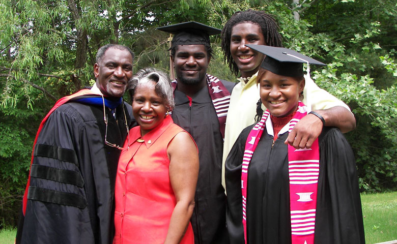 Both Dr. Donald Cole and his wife Marcia earned multiple degrees, held leadership roles, and taught at the University of Mississippi. Their children Donald II, William, and Mariah all attended UM.