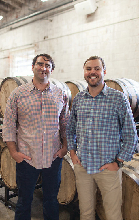 Cathead Distillery founders Austin Evans (left) and Richard Patrick have made a donation to the UM Southern Foodways Alliance to fund a series of essays exploring the contemporary South and its future. Photo courtesy Cathead Distillery