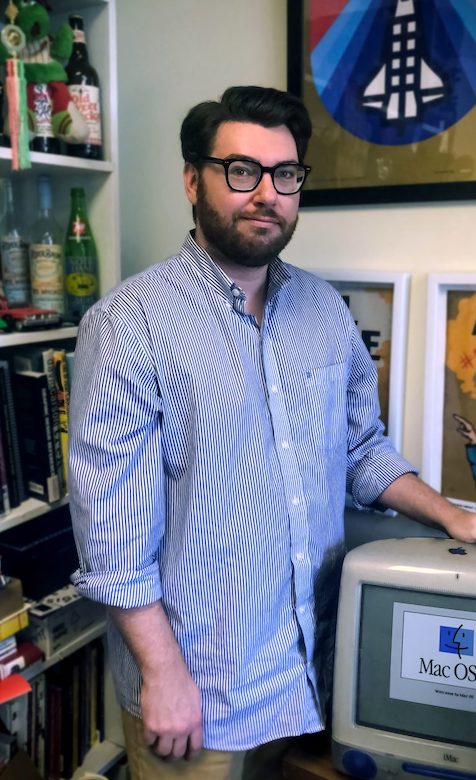UM art professor Tyler Barnes has won a gold-medal American Advertising Award for his packaging and branding work for River Basin Distillery. Submitted photo