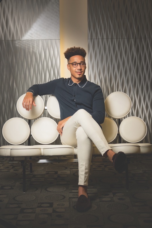 Daniel Roberts (BA public policy leadership 14) aims at top-notch, varied career opportunities and has already gained experience at the White House, Capitol Hill, Lyft, and now Facebook. Photo by Reese Bland