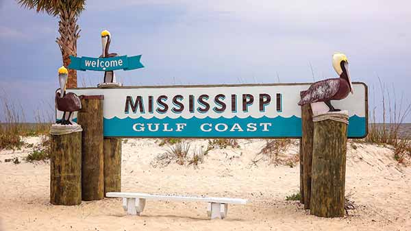 Mississippi Gulf Coast sign