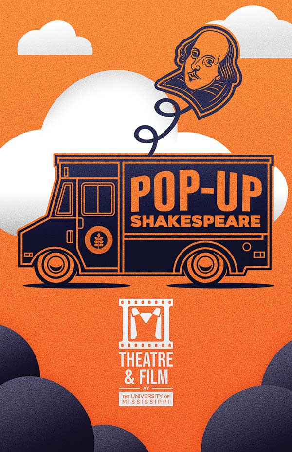 Pop-Up Shakespeare poster