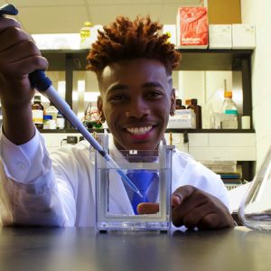Doctoral student Cellas Hayes has become an accomplished researcher in the Department of BioMolecular Sciences. He plans to continue his work at Stanford University using a Ruth L. Kirschstein National Research Service Award presented by the National Institutes of Health. Submitted photo