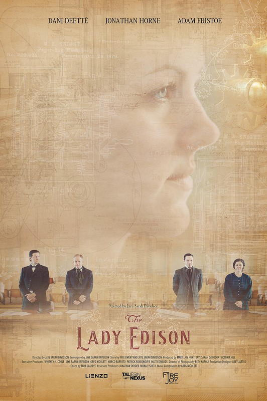 film poster for The Lady Edison. 