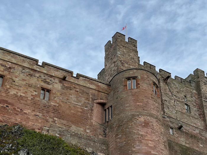 A photo of Bamburgh Castle in Northumberland. Photo by Gabrielle Newman